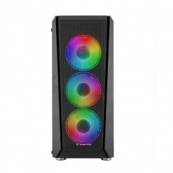 rampage deepforce 4x120mm rgb fanli midt atx gaming kasa