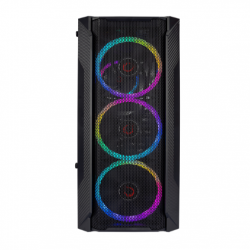 rampage fusion 4x120mm rainbow fanli usb3.0 midt atx gaming kasa