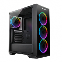 Xigmatek EN44382 SIROCON III Temper Camlı Rainbow Fan 1*Usb 3.0 + 2* Usb 2.0 Gaming Oyuncu Kasası