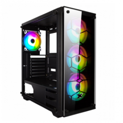 Xigmatek EN41893 VENOM X 4*12cm RGB Fan Usb3.0 + 2*Usb2.0 Tempered Glass Oyuncu Kasası